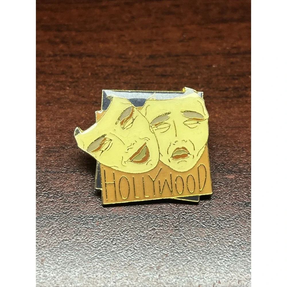 Hollywood California Theater‎ Masks Lapel Hat Pin